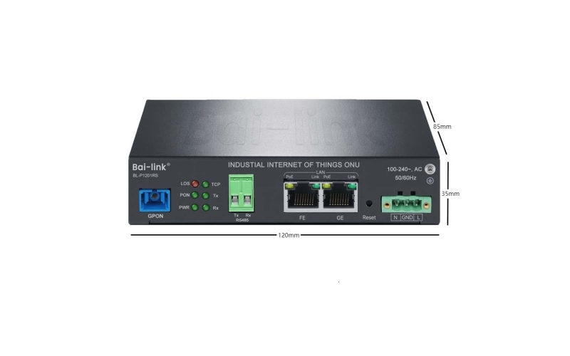 BL-P1201RS GPON-EPON 工业物联网RS485串口 ONU PoE IoT